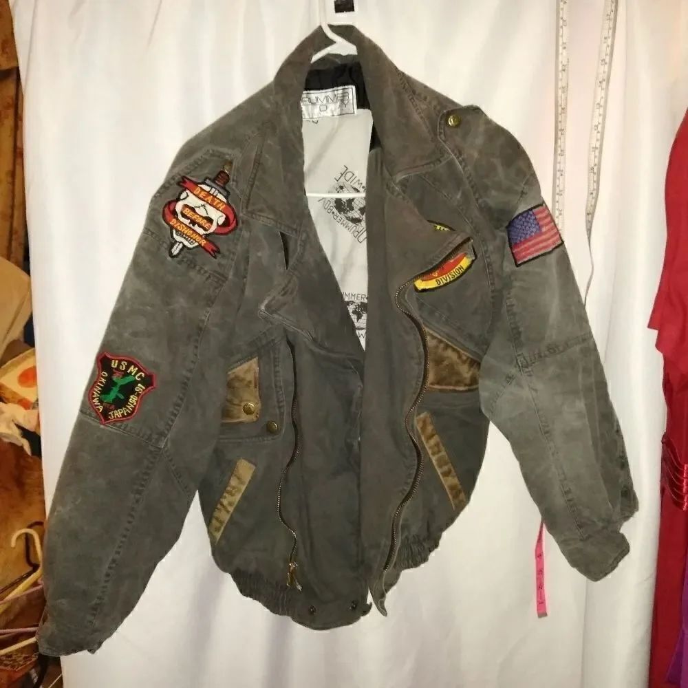 Vintage Drummer Boy Collection USMC bomber jacket